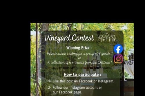 Concours Gagnez une activité dégustation pour 4 ou 6 produits du Château!