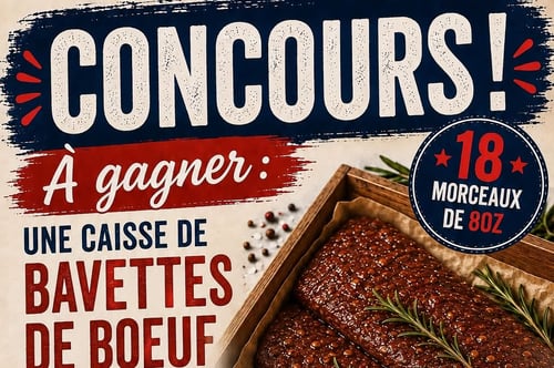 Concours Gagnez une caisse de bavettes marinées!