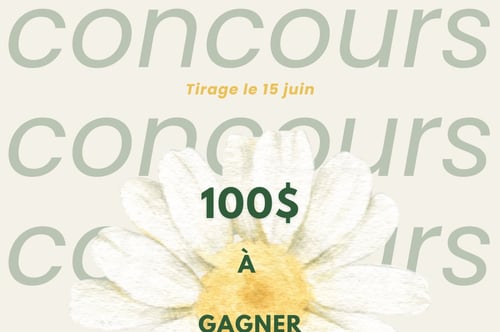 Concours Gagnez une carte-cadeau A Fleur De Vie de 100$!