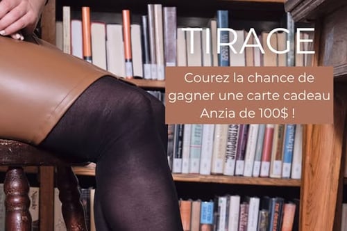 Concours Gagnez une carte cadeau Anzia de 100$, applicable sur le site web