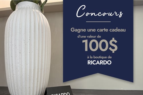 Concours Gagnez une carte-cadeau de 100$ à la boutique Ricardo pour t’équiper en accessoires de cuisine!