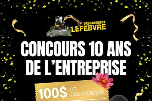 Concours Gagnez une carte cadeau de 100$ au Centre Jardin Floréal!