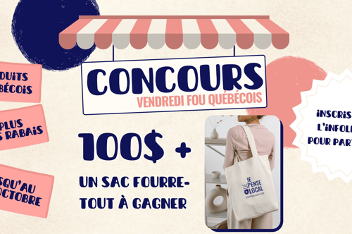 Concours Gagnez une carte-cadeau de 100$ pour l'évènement Je déPENSE local!