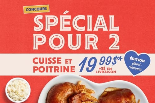 Concours Gagnez une carte cadeau de 100$ Rôtisseries Fusée!