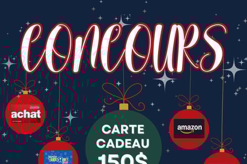 Concours Gagnez une carte-cadeau de 150$ au choix : Costco, IGA, ToysRus ou Amazon!