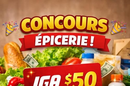 Concours Gagnez une carte-cadeau IGA de 50$!