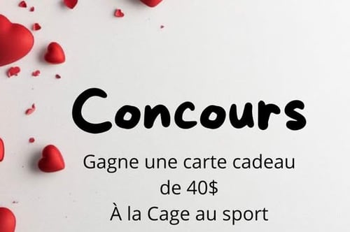 Concours Gagnez une carte cadeau La cage aux sports de 40$!