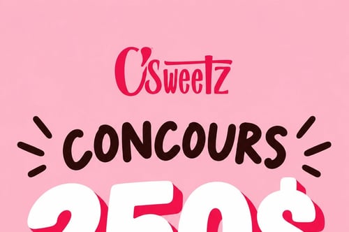 Concours Gagnez une carte-cadeau O'Sweetz de 250$!