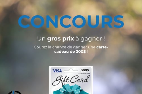 Concours Gagnez une carte-cadeau VISA de 300 $