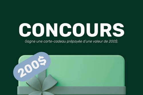 Concours Gagnez une carte prépayée de 200$!