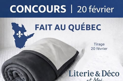 Concours Gagnez une couverture en molleton!
