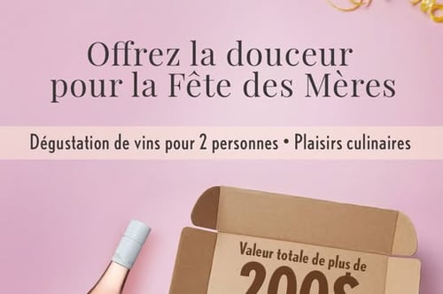 Concours Gagnez une dégustation de vin et un coffret cadeau!