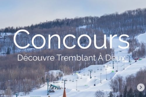 Concours Gagnez une escapade pour deux à Tremblant!