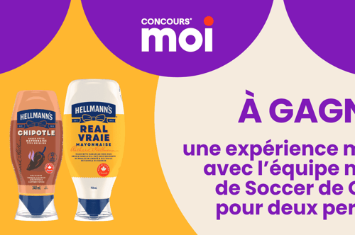 Concours Gagnez une expérience pour deux avec l'équipe nationale de soccer!