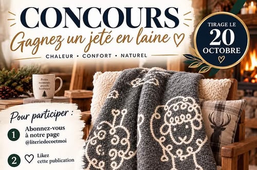 Concours Gagnez une jetée en laine!