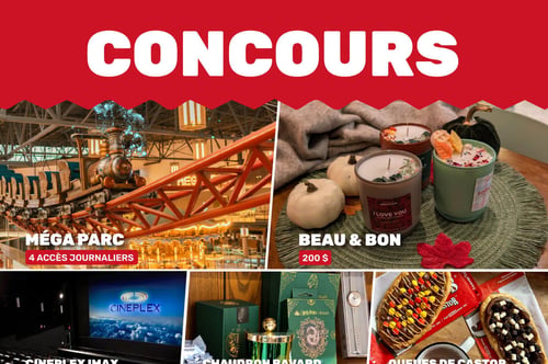 Concours Gagnez une journée en famille aux Galeries de la Capitale!
