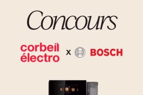Concours Gagnez une machine à café Bosch série 800!