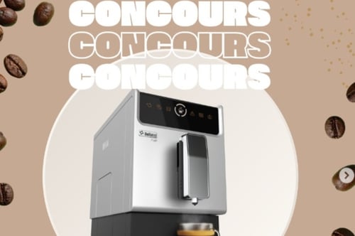 Concours Gagnez une machine à café slim caffè de Belluci!