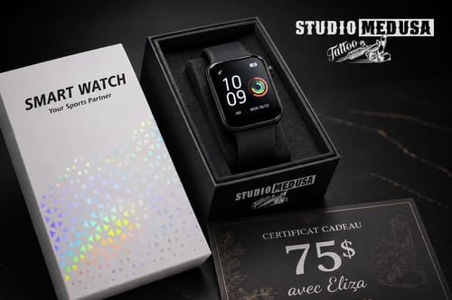 Concours Gagnez une montre intelligente et un certificat-cadeau de 75$ chez Studio Médusa!