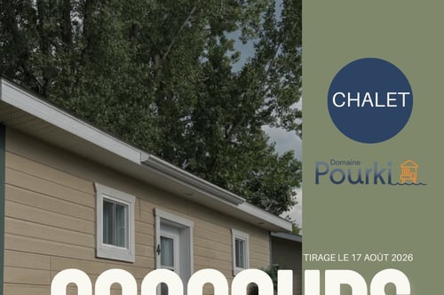 Concours Gagnez une nuitée pour deux personnes au Domaine Pouki!