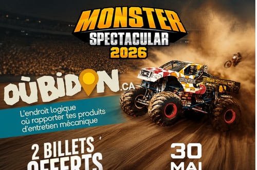 Concours Gagnez une paire de billets pour assister au Monster Spectacular le 30 mai 2026 au Centre Vidéotron à Québec!