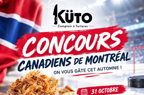 Concours Gagnez une paire de billets pour le Canadien de Montréal ou une carte-cadeau de 50$ au Kuto Beloeil!