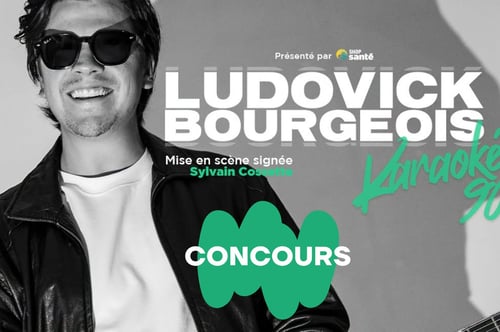 Concours Gagnez une paire de billets pour le spectacle de Ludovick Bourgeois!