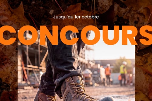 Concours Gagnez une paire de chaussures de travail!