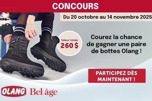 Concours Gagnez une paire de bottes Olang d’une valeur de 260$!