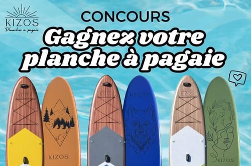 Concours Gagnez une planche à pagaie gonflable de votre choix ainsi que tous ses accessoires!