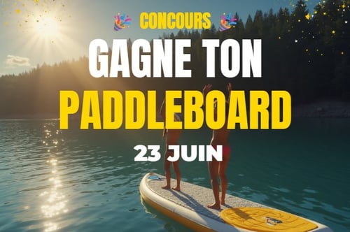 Concours Gagnez une planche de paddle gonflable!