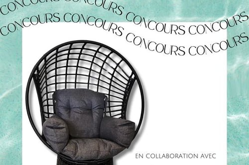 Concours Gagnez une superbe chaise Paradiso d'une valeur de 899$!
