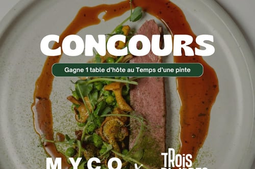 Concours Gagnez une table d'hôte au Microbrasserie Le Temps d'une Pinte!