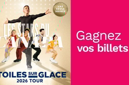 Concours Rythme Fm 105,7 Gagnez vos billets pour Étoiles sur glace!