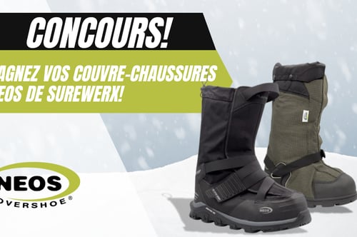 Concours Gagnez vos couvre-chaussures NEOS de Surewerx!