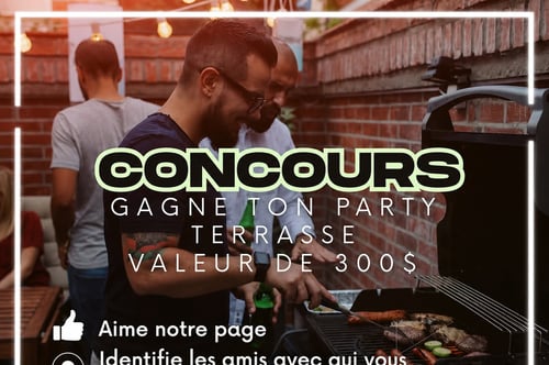 Concours Gagnez votre party terrasse!