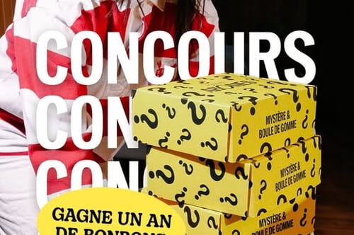 Concours Gagnez votre réserve de bonbons pour l'année!