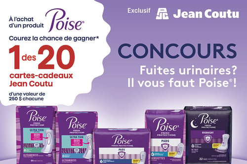 Concours Jean Coutu Gagnez l'une des 20 cartes-cadeaux de 250$!