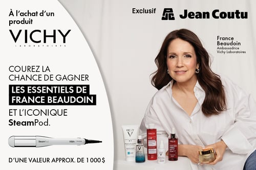 Concours Jean Coutu Gagnez un ensemble des essentiels Vichy de France Beaudoin et le Steampod!
