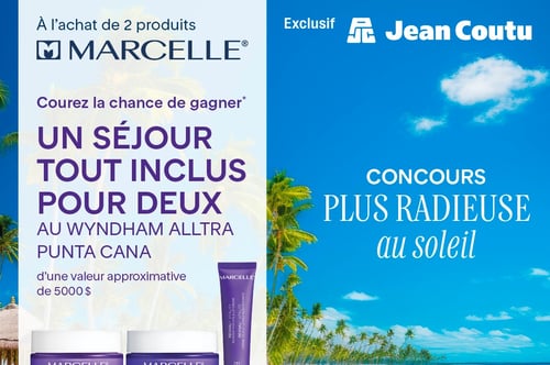 Concours Jean Coutu Gagnez un séjour pour deux personnes en formule tout inclus au Wyndham Alltra à Punta Cana!
