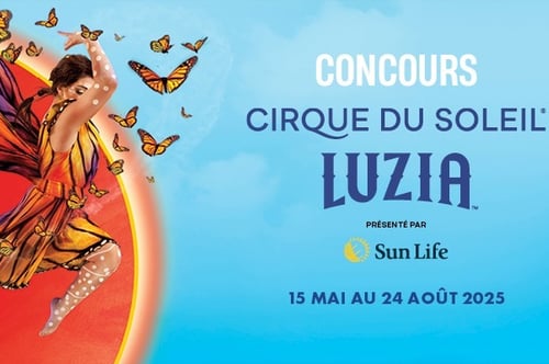 Concours Journal de Montréal - Gagnez l’une des vingt paires de billets pour l’une des représentations de LUZIA dans le Vieux-Port de Montréal.