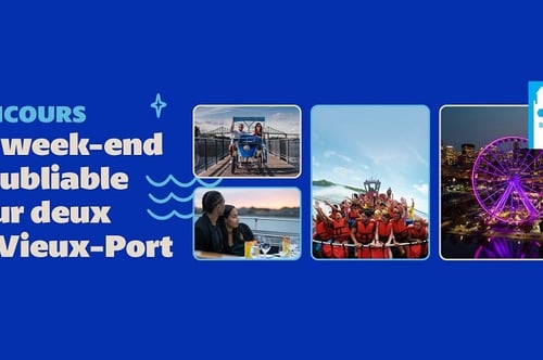 Concours La Presse - Gagnez un week-end pour 2 au Vieux-Port de Montréal, d’une valeur approximative de 2 000 $ !