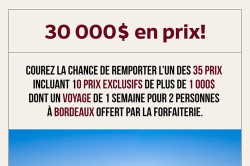 Concours Le Quarante 7 célèbre ses 30 ans, AVEC 30 000$ EN PRIX!