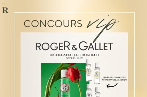 Concours Les Radieuses Magazine 50+  - Gagnez un panier découverte Roger&Gallet d’une valeur de plus de 150$