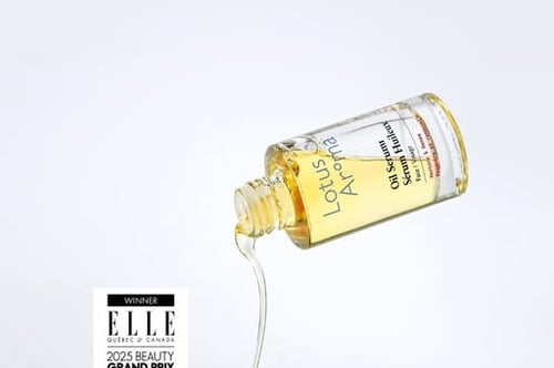 Concours LOTUS AROMA - Gagnez l'un des 5 flacons de Sérum Huileux au Bakuchiol!