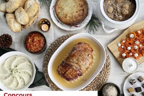 Concours Maturin, comme à la ferme - Gagne un Buffet des Fêtes pour 4 personnes, rempli de délicieux produits de 7 producteurs d’ici.