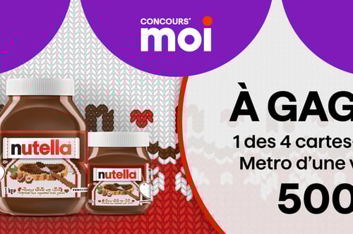 Concours Metro - Gagnez 1 des 4 cartes-cadeaux Metro de 500 $.