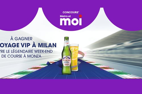 Concours Metro - Gagnez un voyage VIP à Milan et vivre le légendaire week-end de course à Monza !
