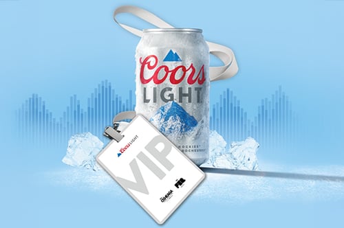 Concours Musique Gagnez des prix chaque jour de l’été » de Coors Light!