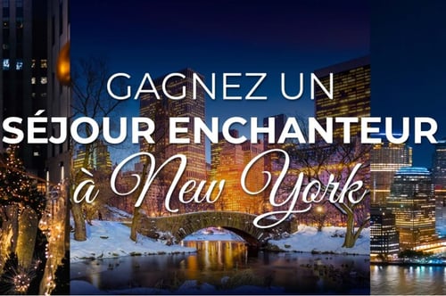 Concours New York pendant les Fêtes, c'est tout simplement magique!